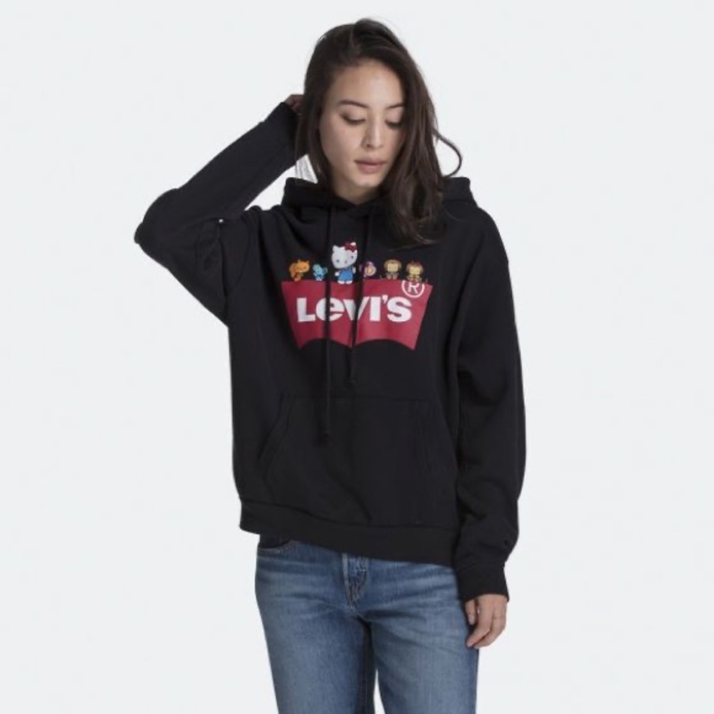 NWT Levi's x Hello Kitty Unbasic Hoodie Size XS